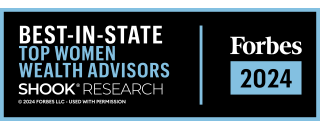 Forbes Best-In-State Top Women Wealth Advisors 2024 Shook Registered Research Copyright 2024 Forbes LLC Used with permission